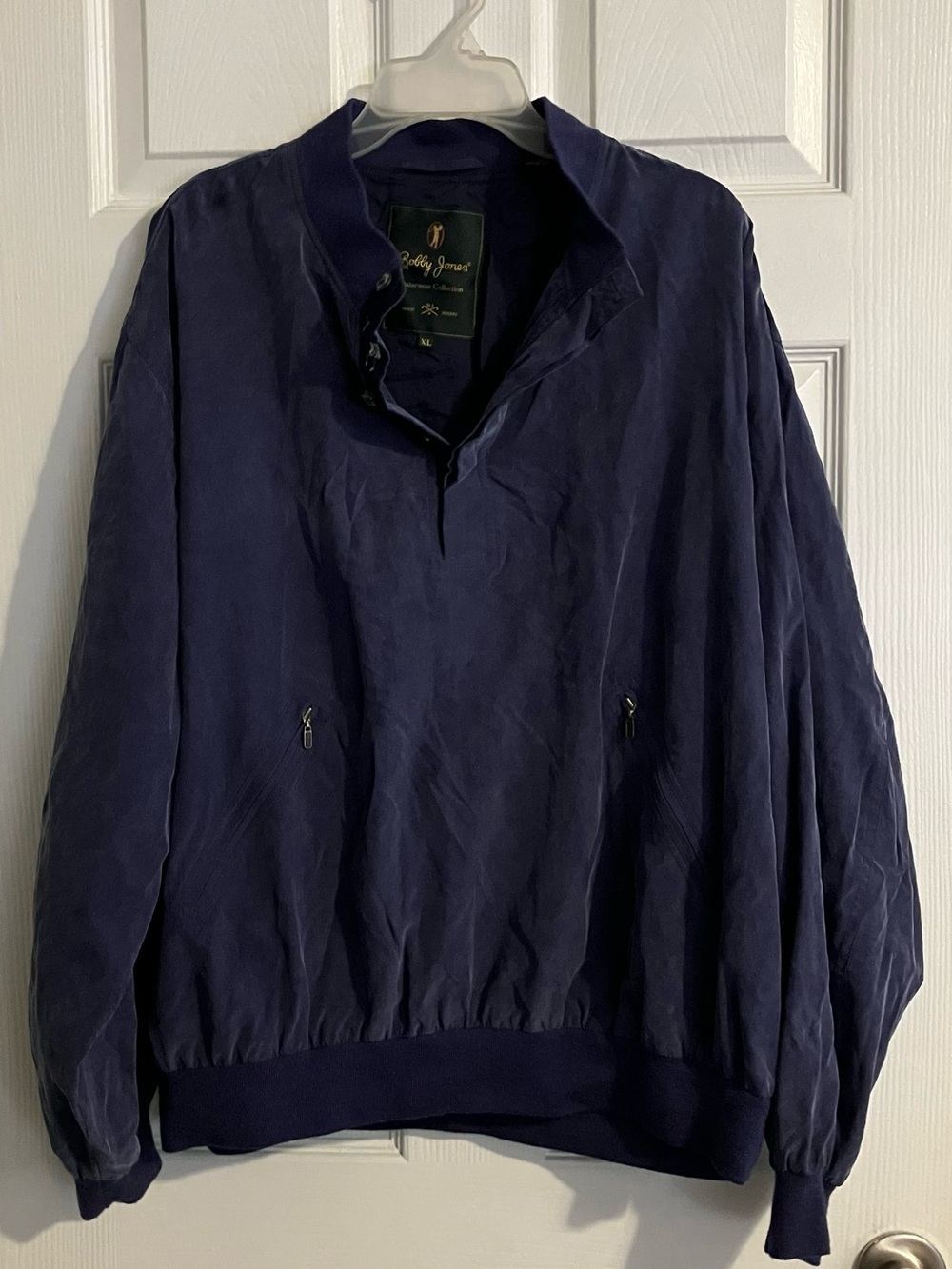 Bobby Jones Navy Windbreaker Pullover Size XL